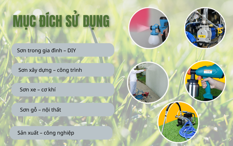 Tiêu chí lựa chọn máy phun sơn tốt
