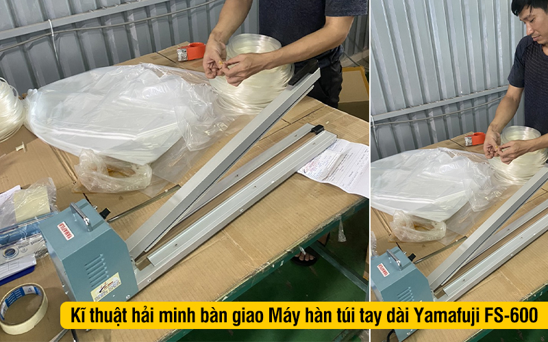 Máy hàn túi tay dài Yamafuji FS-600