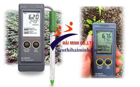 Nên sử dụng máy đo pH HANNA để kiểm soát pH đất