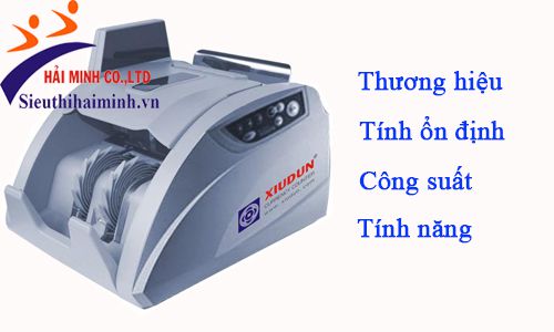 Những tiêu chí lựa chọn máy đếm tiền chính hãng
