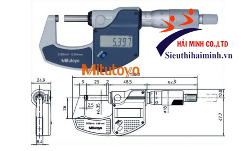 Panme đo ngoài điện tử Mitutoyo 293-821-30