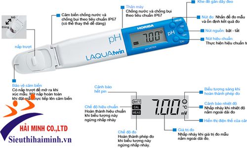 Sử dụng máy đo pH Horiba pH 11