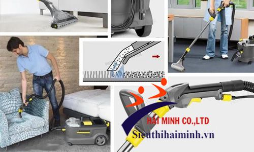 Ứng dụng của máy giặt thảm phun hút