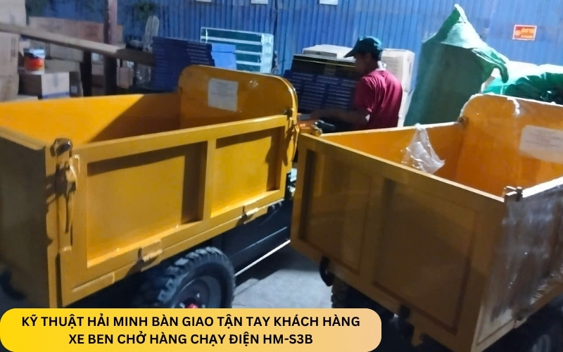 Xe ben chở hàng chạy điện HM-S3B
