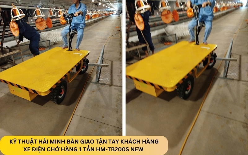 Xe điện chở hàng 1 tấn HM-TB200S NEW