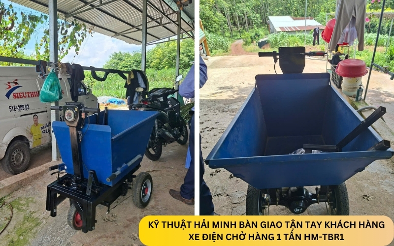 Xe điện chở hàng 1 tấn HM-TBR1
