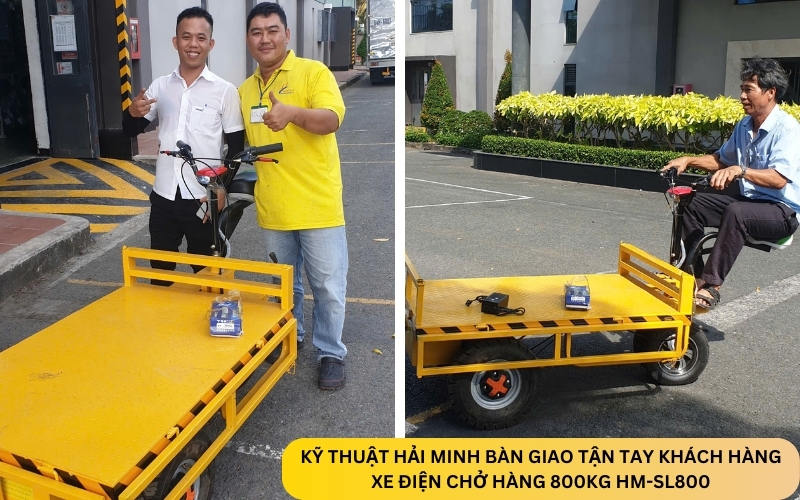 Xe điện chở hàng 800kg HM-SL800