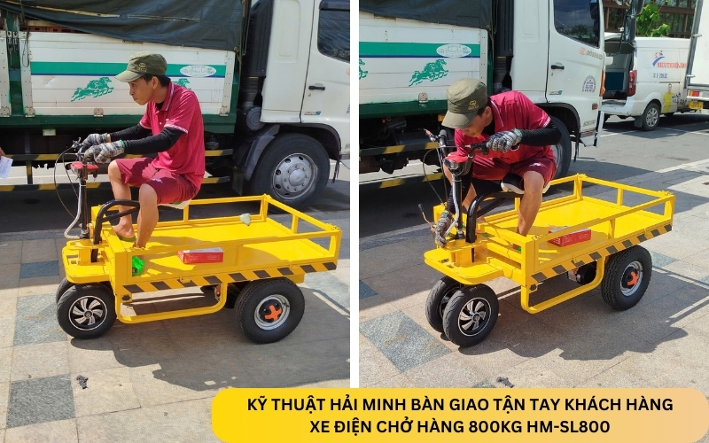 Xe điện chở hàng 800kg HM-SL800