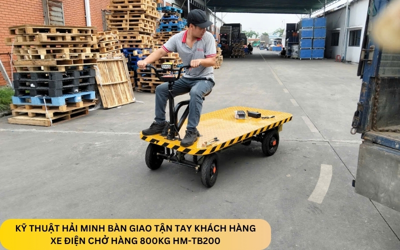 Xe điện chở hàng 800kg HM-TB200