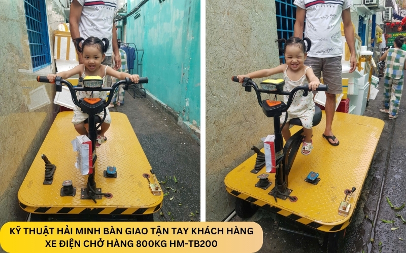Xe điện chở hàng 800kg HM-TB200