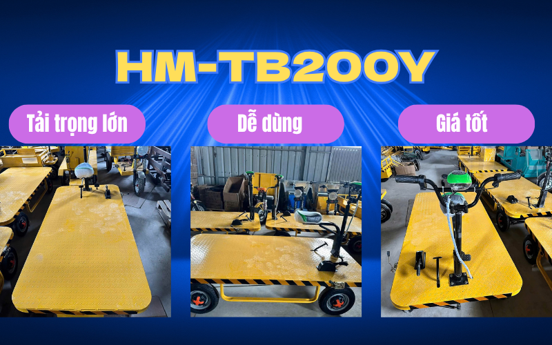 Xe điện chở hàng 800kg HM-TB200Y