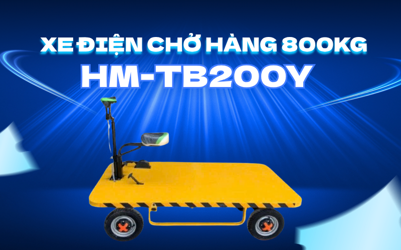 Xe điện chở hàng 800kg HM-TB200Y