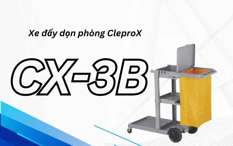 Xe đẩy dọn phòng CleproX CX-3B