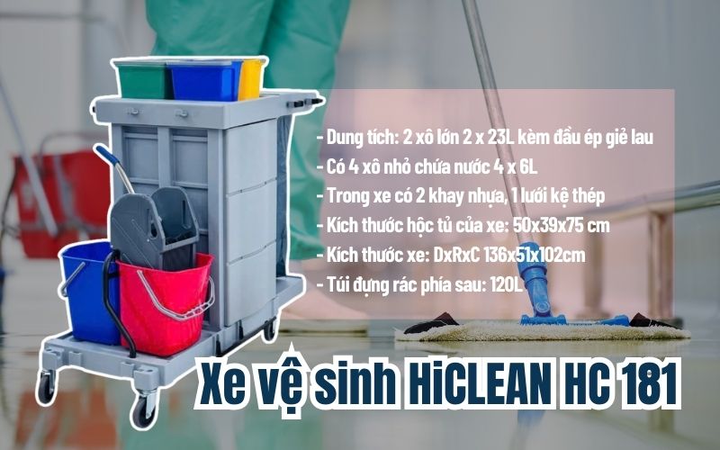 Xe vệ sinh HiCLEAN HC 181