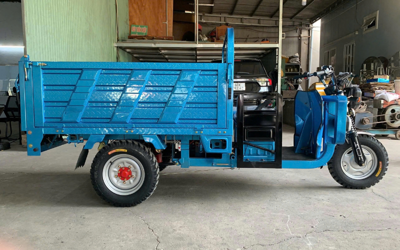 Xe điện 3 bánh chở hàng HM-1.6M có ben