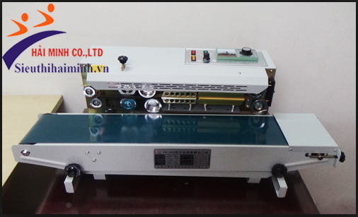 Máy hàn miệng túi liên tục với thiết kế chắc chắn