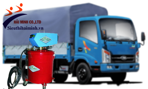 Máy bơm mỡ cấu tạo đơn giản, sử dụng dễ dàng