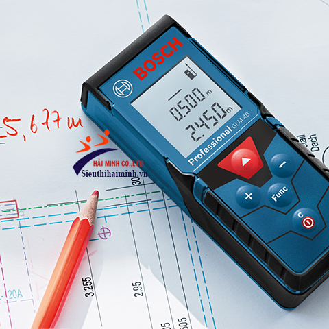 Những đặc tính nổi bật của thiết bị đo khoảng cách BOSCH GLM 40
