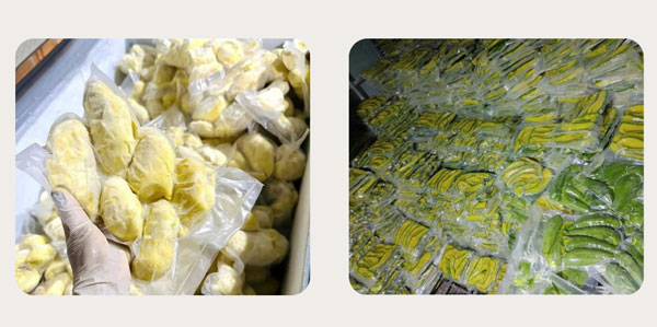 Hút chân không bơ, sầu riêng bảo quản được bao lâu?