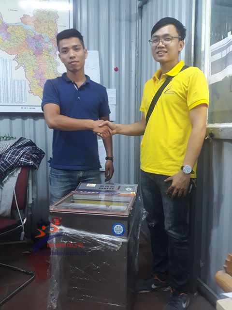 Máy hút chân không Hải Minh giao khách Máy hút chân không Hải Minh giao khách