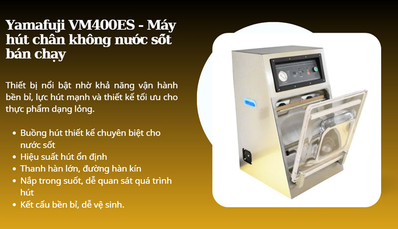 Review máy hút chân không nước sốt nên mua hiện nay