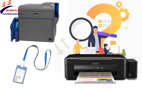 Máy in thẻ nhựa với máy in phun có gì khác và giống nhau? Máy in thẻ nhựa với máy in phun có gì khác và giống nhau?