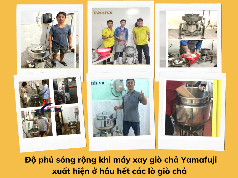 Độ phủ sóng rộng khi xuất hiện ở hầu hết các lò giò chả