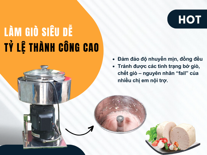 Làm giò siêu dễ - tỷ lệ thành công cao