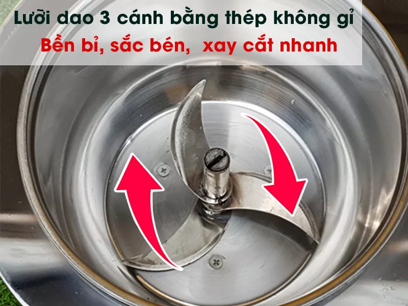 Lưỡi dao máy làm giò KG2 sắc bén, xay cắt tốt