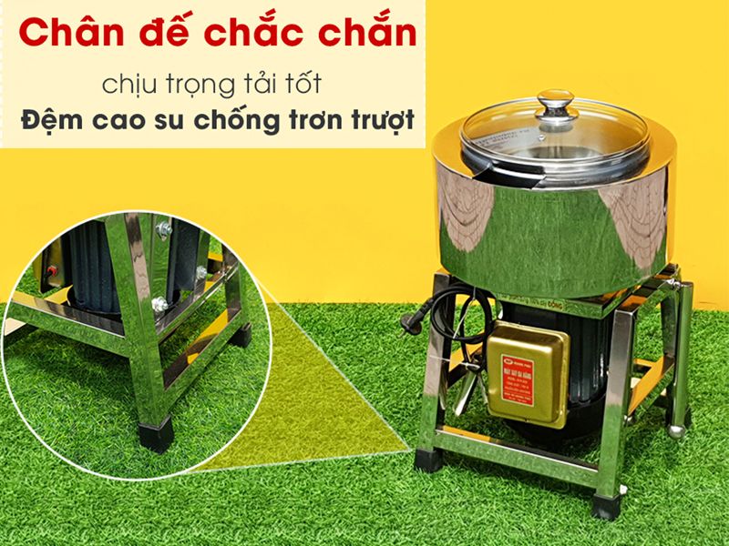Máy làm giò chả KG2 có chân đế chắc chắn