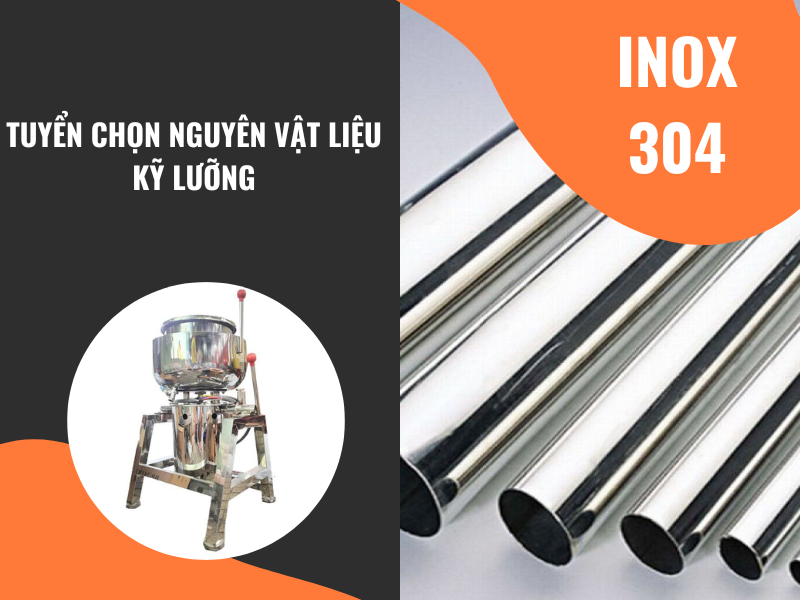 Tuyển chọn vật liệu làm máy xay giò chả