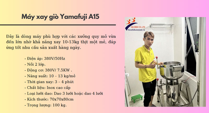 Gợi ý máy xay giò công nghiệp cho xưởng quy mô lớn