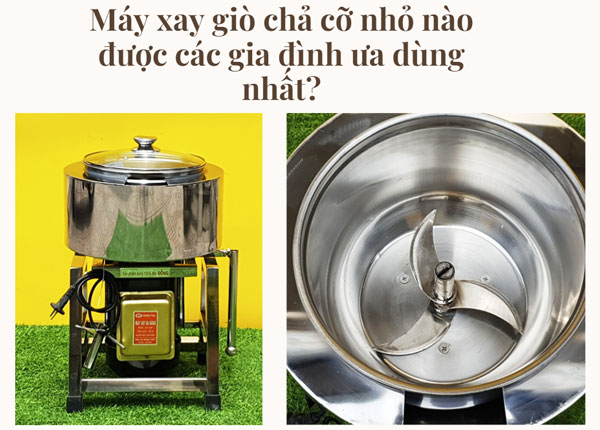 Máy xay giò chả cỡ nhỏ nào được các gia đình ưa dùng nhất?