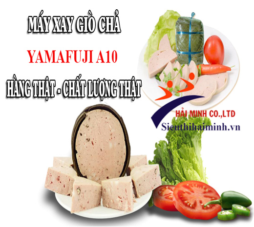 Máy xay thịt làm giò chả inox Yamafuji A10