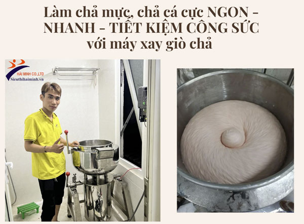 Mẹo làm chả mực và chả cá cực ngon bằng máy xay giò chả