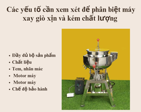 Cách phân biệt máy xay giò “xịn” và máy “dởm”