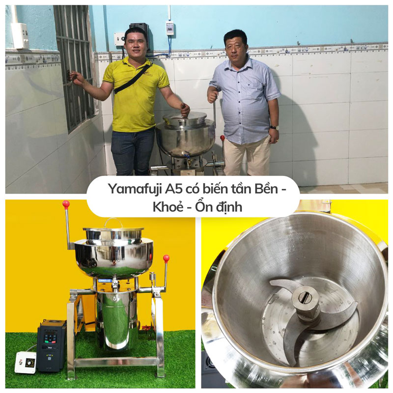 Yamafuji A5 - model máy xay giò chả biến tần bán chạy nhất hiện nay