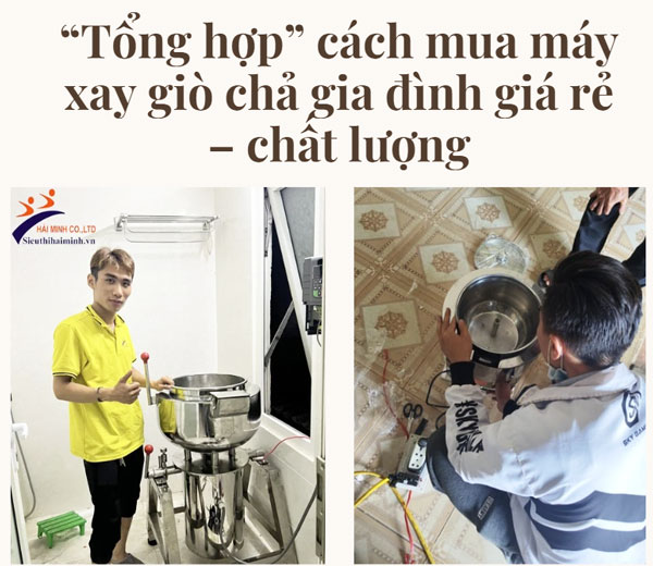 “Tổng hợp” cách mua máy xay giò chả gia đình giá rẻ – chất lượng