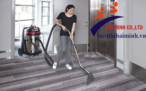 Sử dụng máy giặt thảm để vệ sinh mọi ngóc ngách