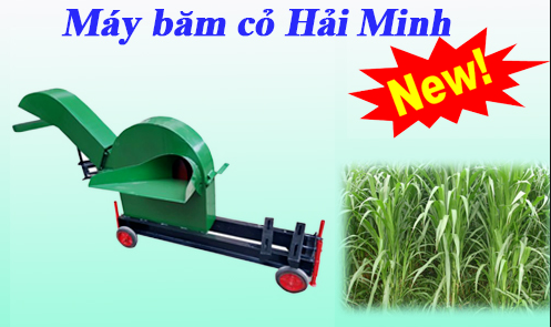 Máy băm cỏ giúp nâng cao năng suất, chất lượng vật nuôi