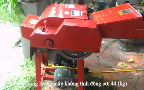 Máy băm cỏ sử dụng đơn giản, dễ dùng