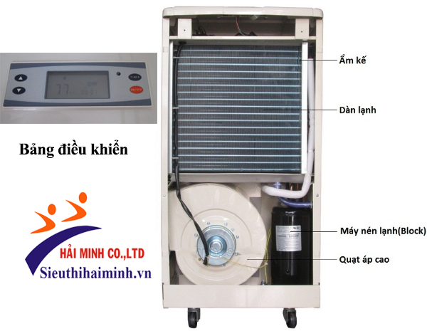 Hướng dẫn dùng máy hút ẩm công nghiệp Aikyo hiệu quả