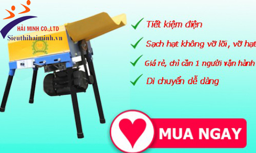 Máy tách hạt ngô sử dụng đơn giản, dễ dàng