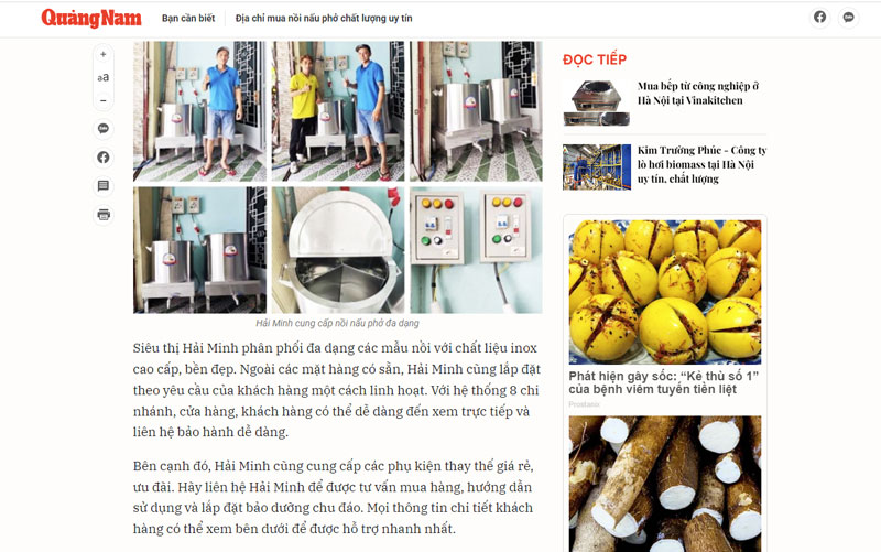 Sieuthihaiminh.vn bán nồi điện nấu phở chất lượng