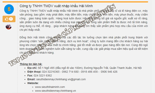 top 10 đơn vị cung cấp máy phát điện uy tín tại Hà Nội