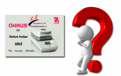 cân sấy ẩm ohaus MB 45