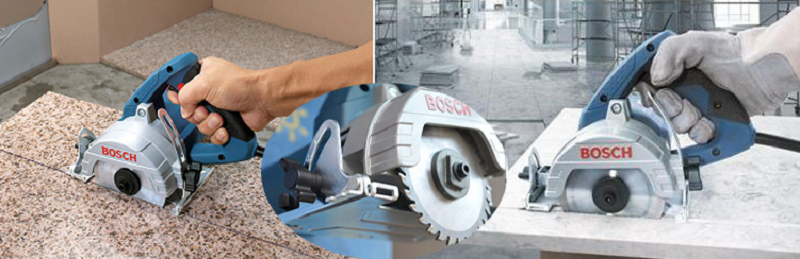 Trang bị đầy đủ thiết bị bảo hộ lao động khi làm việc với máy cắt bê tông