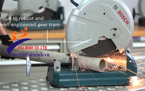 Ứng dụng của máy cắt sắt 355mm Bosch GCO 200
