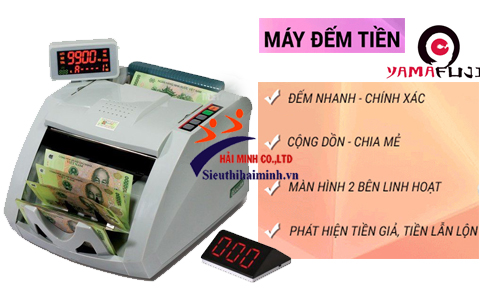 Siêu thị Hải Minh chuyên cung cấp và phân phối máy đếm tiền chính hãng, chất lượng