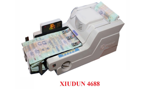 Máy đếm tiền Xiudun 4688 với chức năng đa dạng